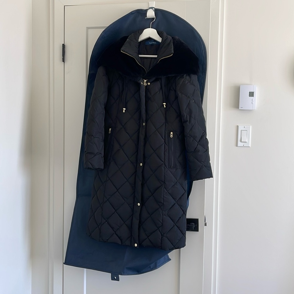 Cole Haan Black Winter Coat